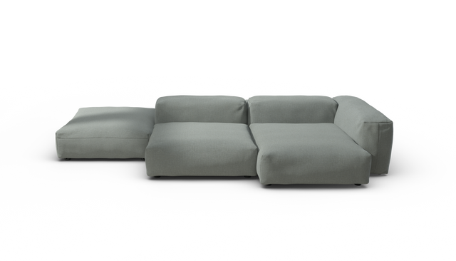 vetsak | Sofa Set 09 - The Island - Breeze - Sage | Modulares Sofa | 7 Sitzer | Sofa Island