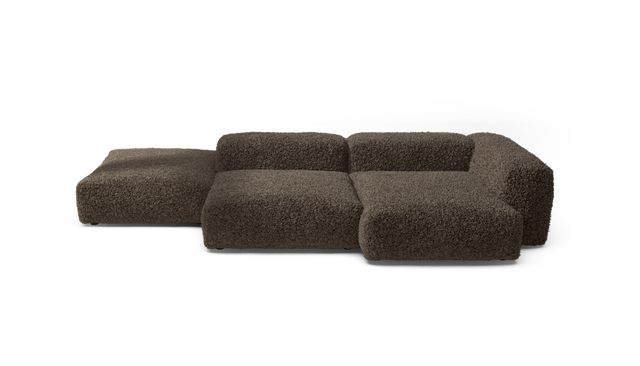 vetsak | Sofa Set 09 - The Island - Doodle - Cacao | Modulares Sofa | 7 Sitzer | Sofa Island