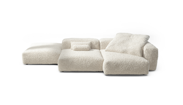 vetsak | Sofa Set 09 - The Island - Doodle - Creme | Modulares Sofa | 7 Sitzer | Sofa Island