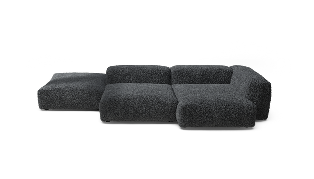 vetsak | Sofa Set 09 - The Island - Doodle - Dark Grey | Modulares Sofa | 7 Sitzer | Sofa Island