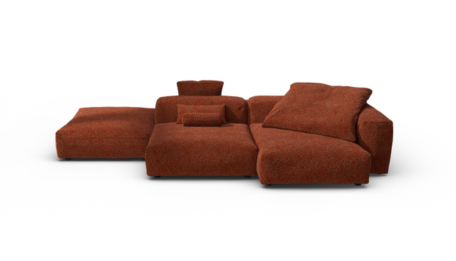 vetsak | Sofa Set 09 - The Island - Nub - Sienna | Modulares Sofa | 7 Sitzer | Sofa Island