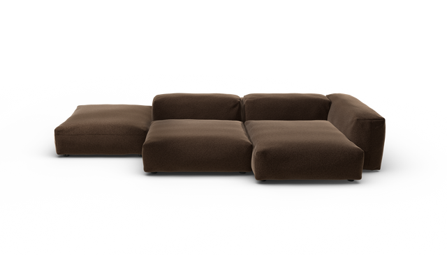 vetsak | Sofa Set 09 - The Island - Pebble - Umber | Modulares Sofa | 7 Sitzer | Sofa Island