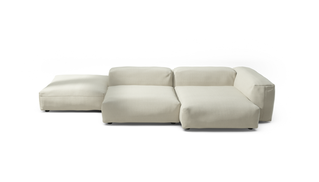 vetsak | Sofa Set 09 - The Island - Pique - Creme | Modulares Sofa | 7 Sitzer | Sofa Island