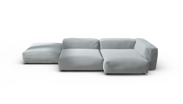 vetsak | Sofa Set 09 - The Island - Pique - Turquoise | Modulares Sofa | 7 Sitzer | Sofa Island