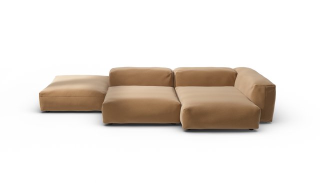 vetsak | Sofa Set 09 - The Island - Pique - Wheat | Modulares Sofa | 7 Sitzer | Sofa Island
