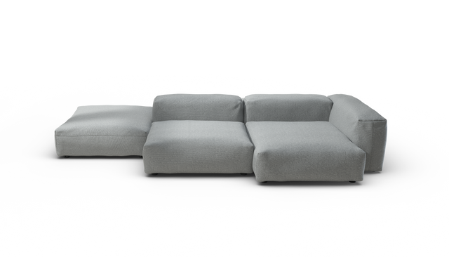 vetsak | Sofa Set 09 - The Island - Ridge - Limestone | Modulares Sofa | 7 Sitzer | Sofa Island