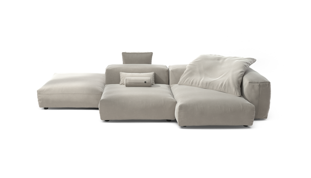 vetsak | Sofa Set 09 - The Island - Suave - Clay | Modulares Sofa | 7 Sitzer | Sofa Island