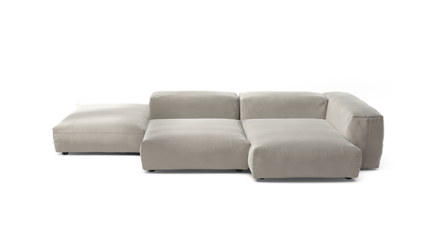 vetsak | Sofa Set 09 - The Island - Suave - Clay | Modulares Sofa | 7 Sitzer | Sofa Island