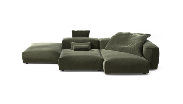 vetsak | Sofa Set 09 - The Island - Suave - Pine | Modulares Sofa | 7 Sitzer | Sofa Island