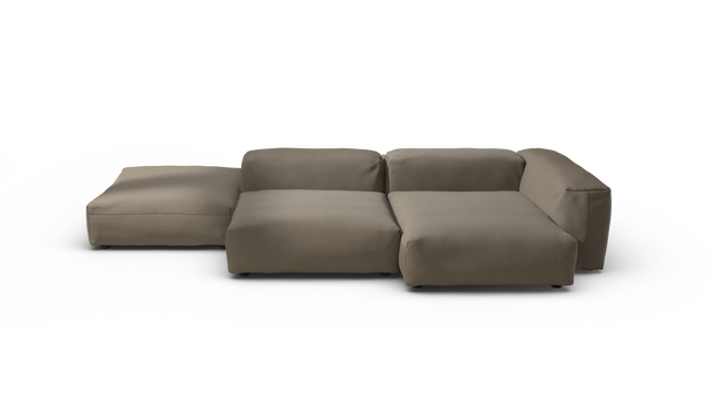 vetsak | Sofa Set 09 - The Island - Terrain - Driftwood | Modulares Sofa | 7 Sitzer | Sofa Island