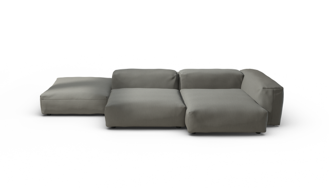 vetsak | Sofa Set 09 - The Island - Terrain - Flint | Modulares Sofa | 7 Sitzer | Sofa Island