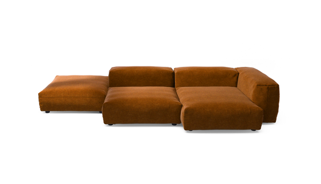 vetsak | Sofa Set 09 - The Island - Suave - Honey | Modulares Sofa | 7 Sitzer | Sofa Island