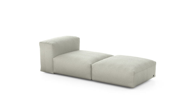 Preset lounger - linen - stone - 199cm x 84cm