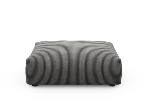 sofa seat - cord velours - dark grey - 105cm x 84cm