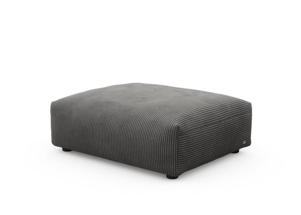 sofa seat - cord velours - dark grey - 105cm x 84cm