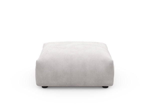 sofa seat - cord velours - platinum - 84cm x 84cm
