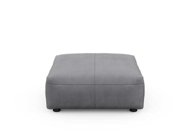 sofa seat - leather - dark grey - 84cm x 84cm