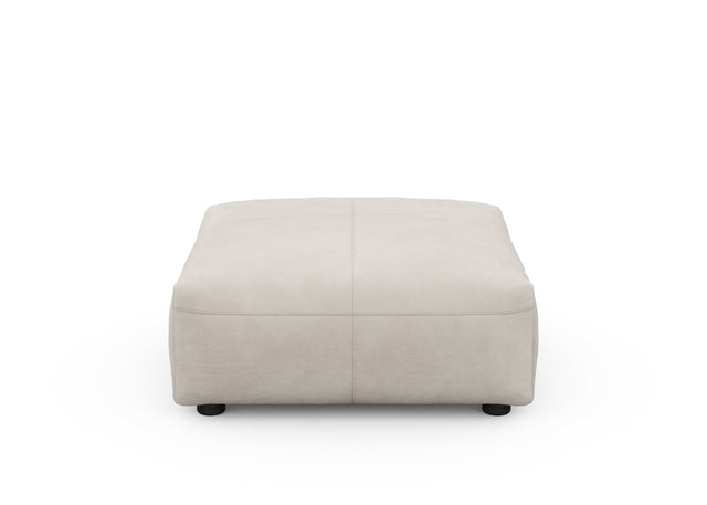 sofa seat - leather - light grey - 84cm x 84cm