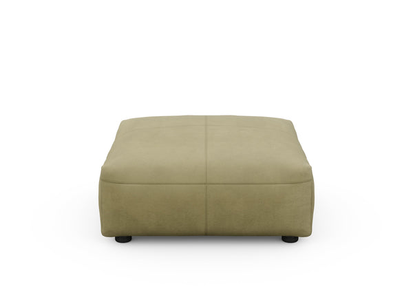 sofa seat - leather - olive - 84cm x 84cm