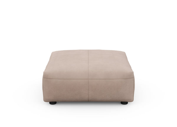 sofa seat - leather - stone - 84cm x 84cm