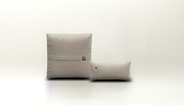 pillow set 1 - herringbone - stone