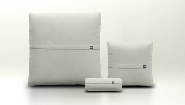 pillow set 2 - herringbone - creme