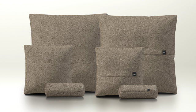 pillow set 3 - loop loop - taupe