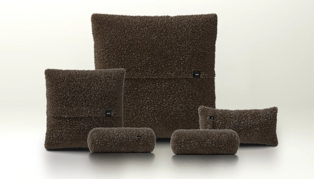 pillow set 4 - doodle - cacao