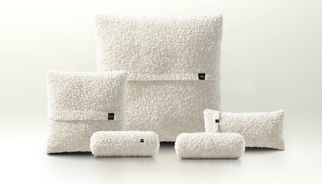 pillow set 4 - doodle - creme