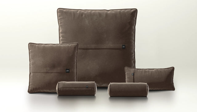 pillow set 4 - suave - espresso