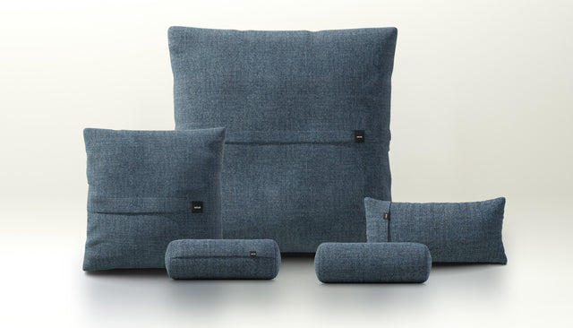 Pillow Set 4 - Pique - Dark Blue