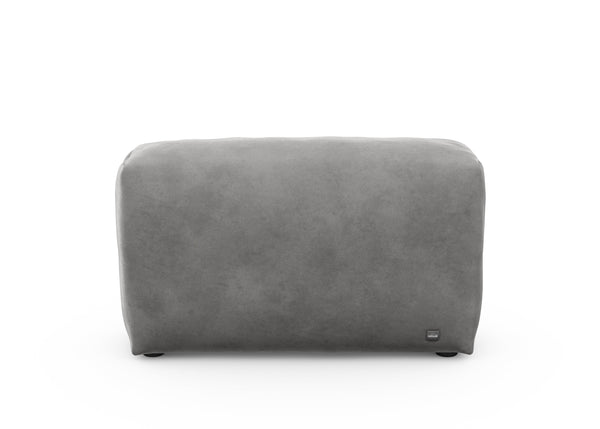 sofa side - velvet - dark grey - 105cm x 31cm