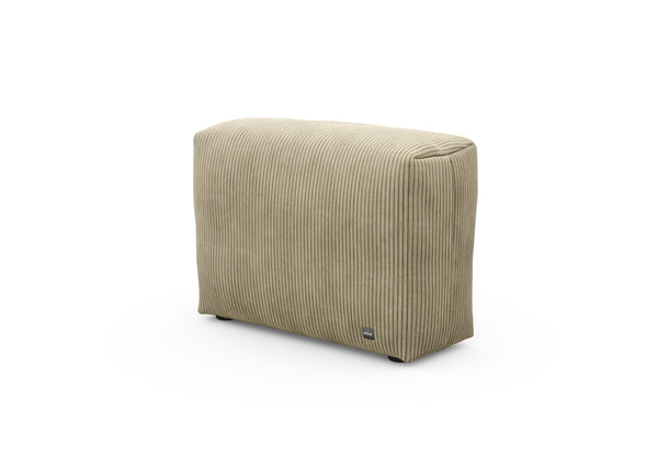 sofa side - cord velours - khaki - 84cm x 31cm