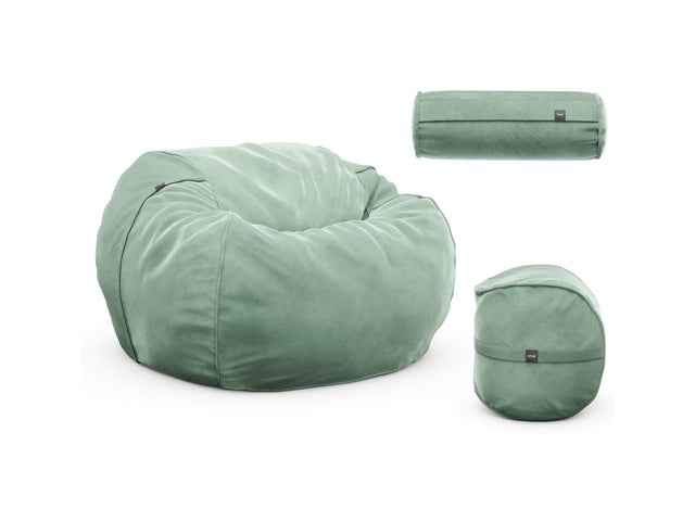 the beanbag bundle - velvet - mint