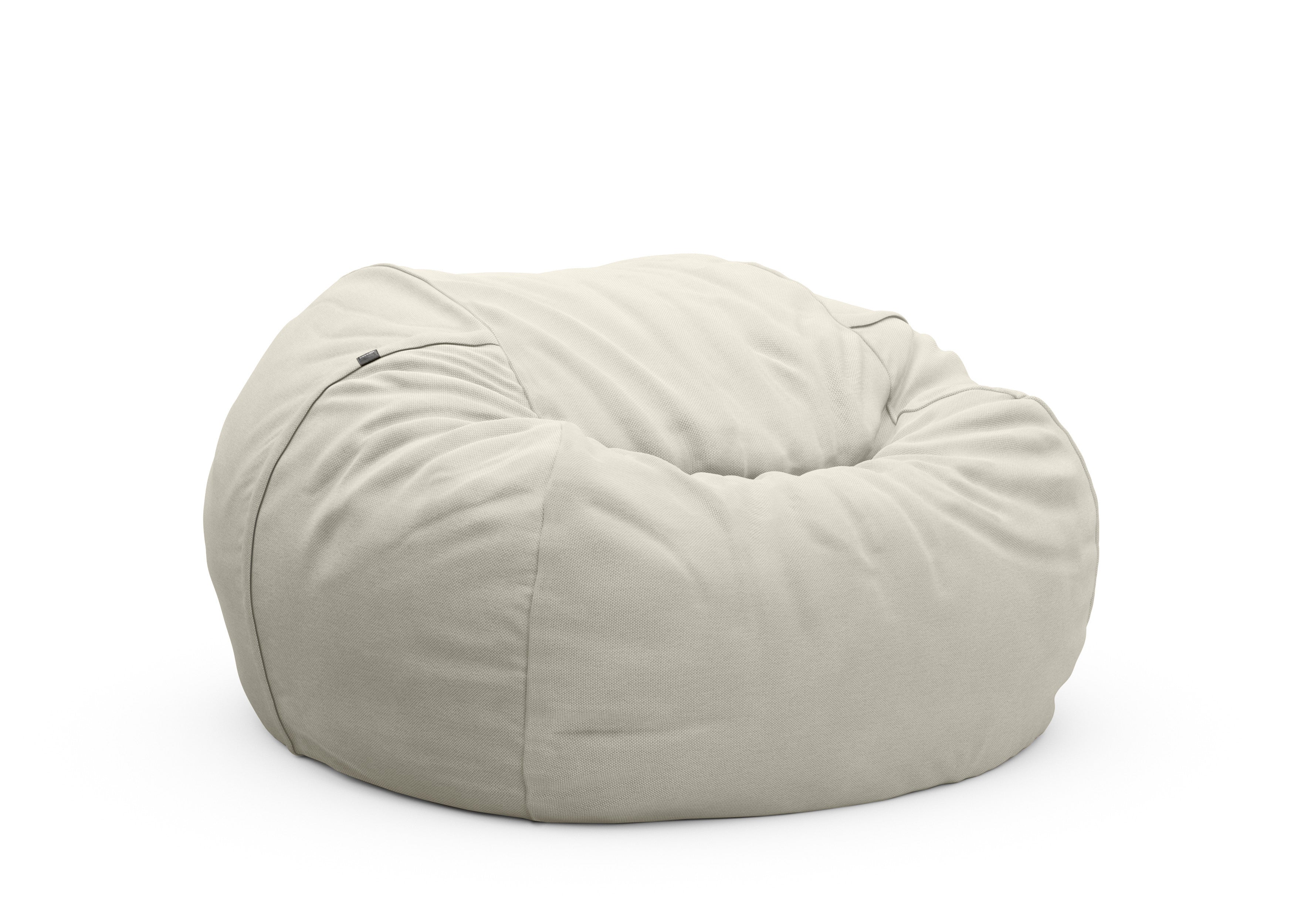Preset Beanbag Large Herringbone Resistant beige