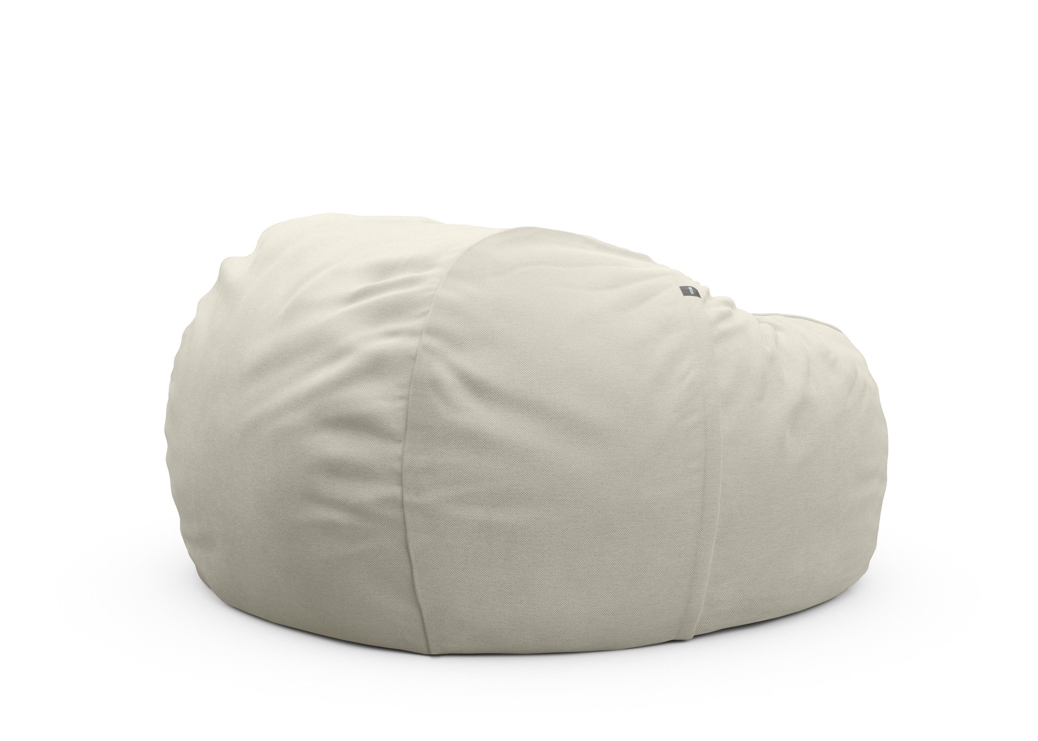 Preset Beanbag Large Herringbone Resistant beige
