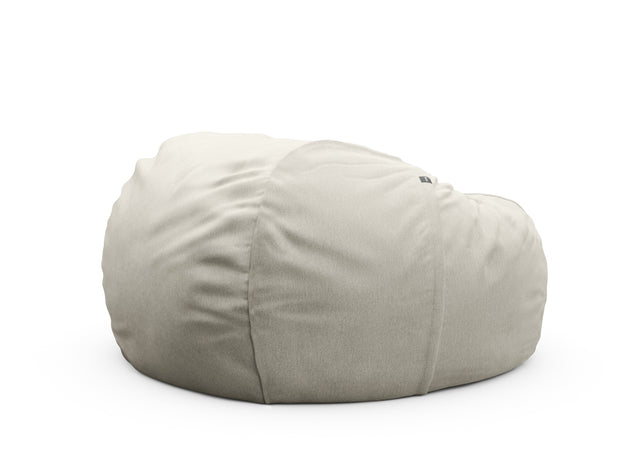 the jumbo beanbag - herringbone - light grey