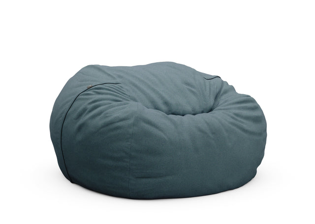 the jumbo beanbag - pique - dark blue