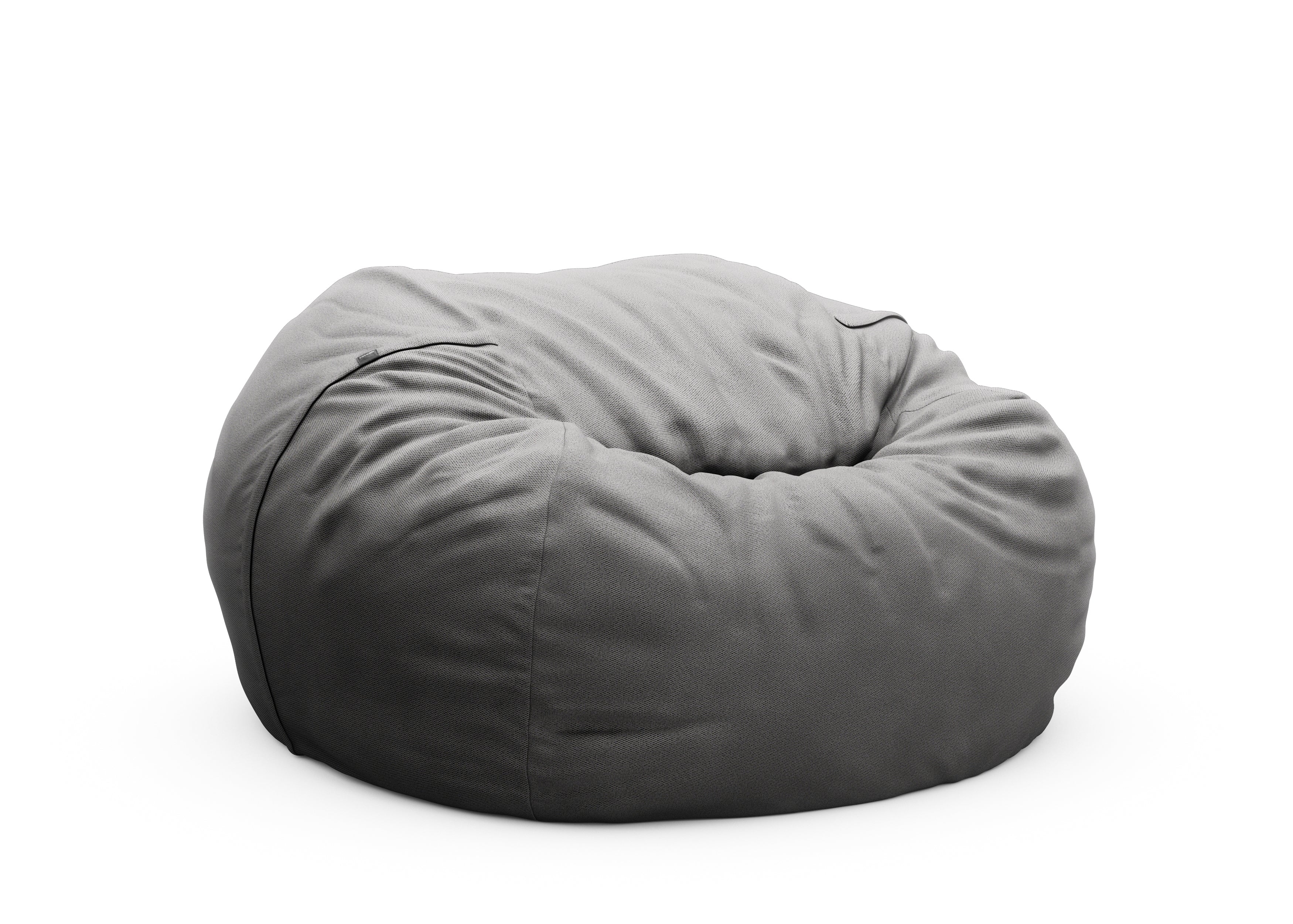 Preset Beanbag Large Pique Resistant dark grey