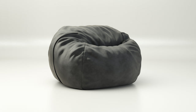 vetsak | Sitzsack Medium - leather - dark grey