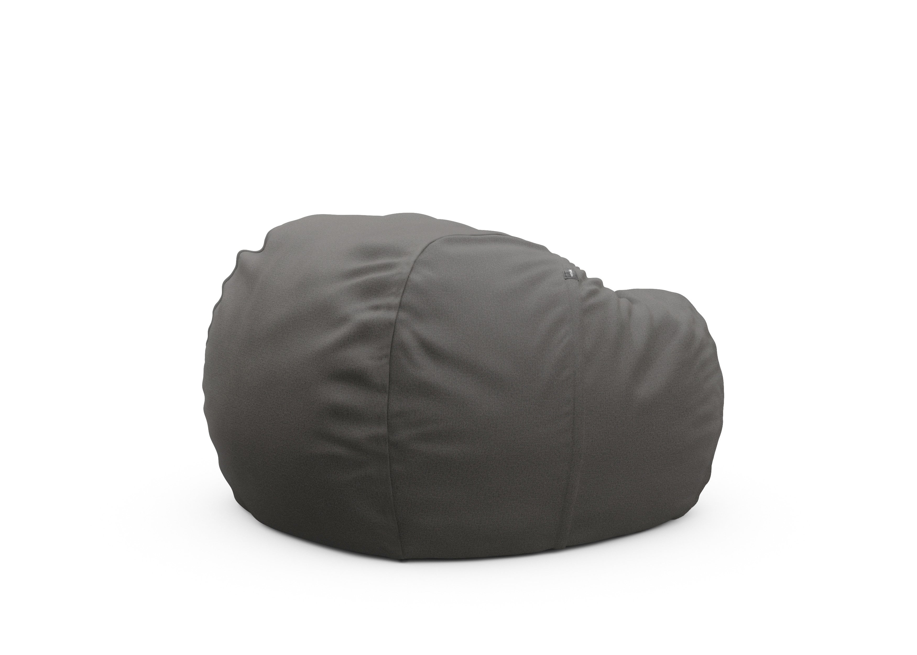 Preset Beanbag Medium Herringbone Resistant dark grey