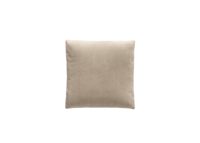 big pillow - cord velour - sand - 60cm x 60cm