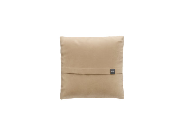 big pillow - leather  -  beige