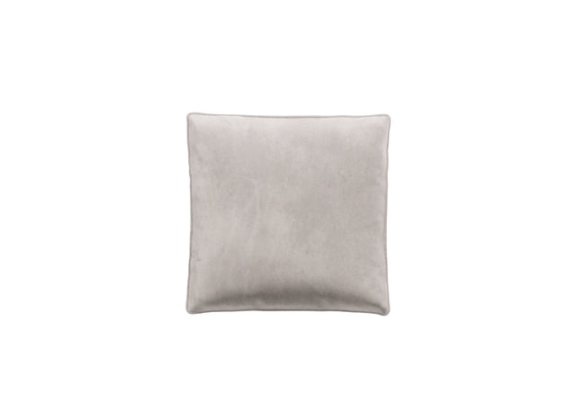 big pillow - velvet - light grey - 60cm x 60cm