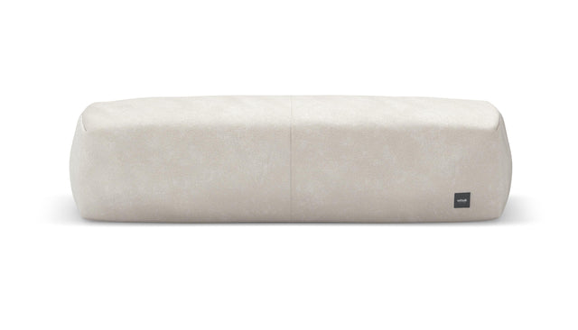 bloc armrest large - velvet - creme - 105cm x 31cm