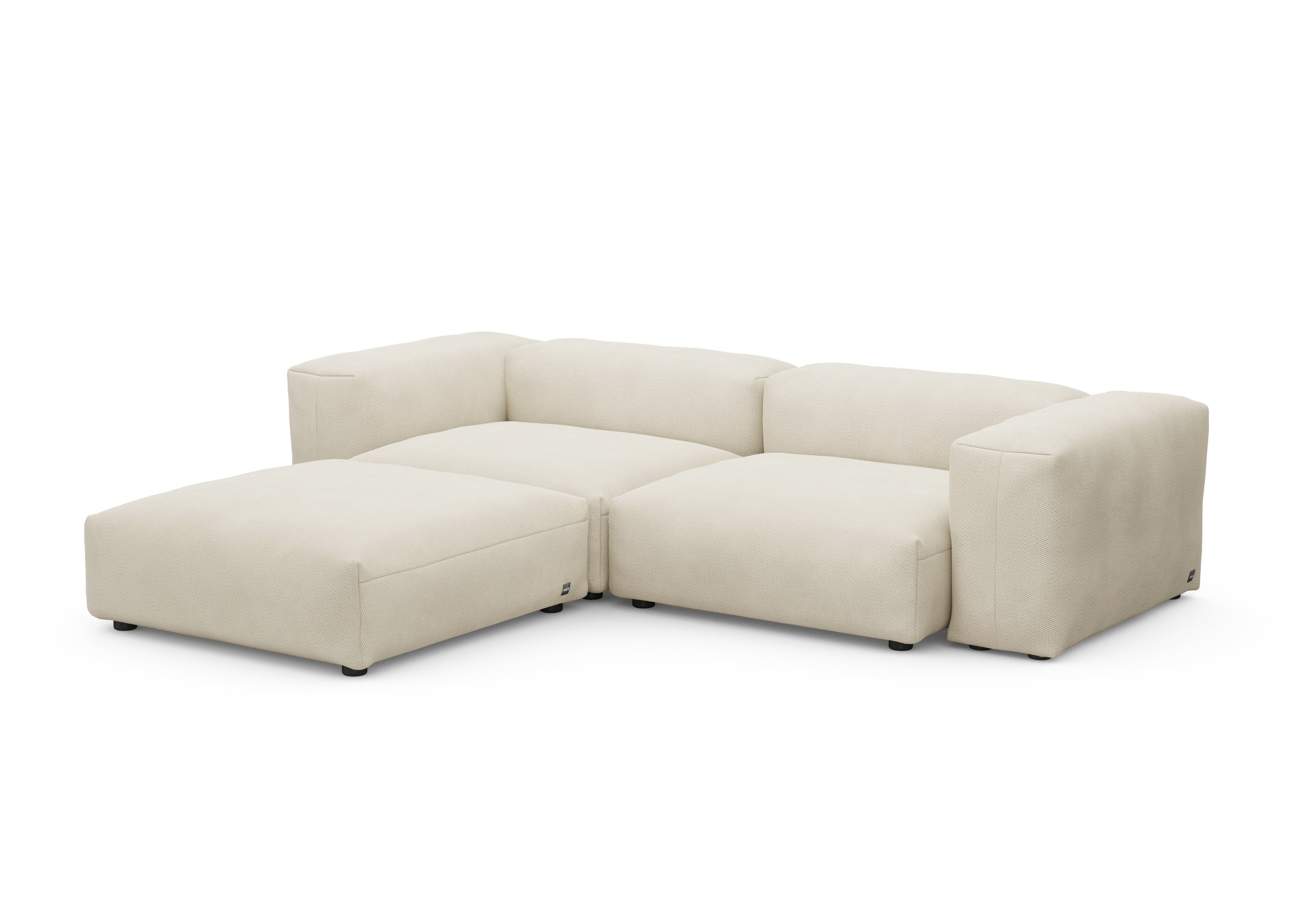 Preset Corner Sofa L Pique creme