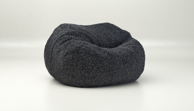 vetsak | Cover Sitzsack Large - doodle - dark grey