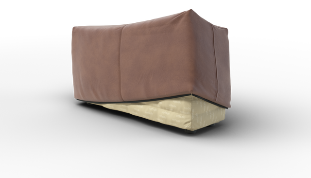 vetsak | Cover Sofa Side Medium - Leather - Stone