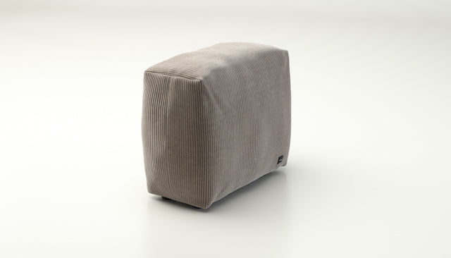 vetsak | Cover Sofa Side Small - cord velour - platinum