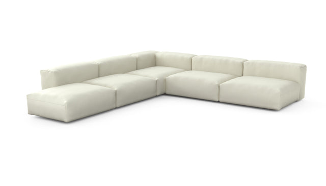 Preset five module corner sofa - pique - creme - 325cm x 325cm